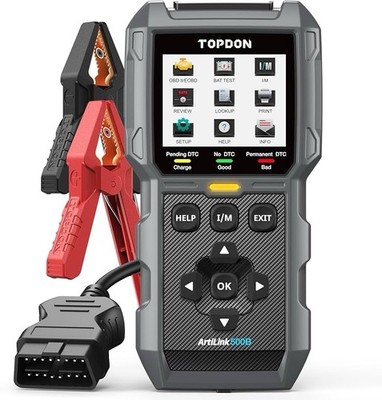 TOPDON ArtiLink500B OBD2 Scanner OBDII Code Reader & Car Battery Tester 2-in-1