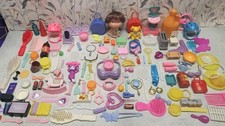 Vintage Barbie / Doll Kitchen And More Accessories Plates Cups Food Huge Lot A