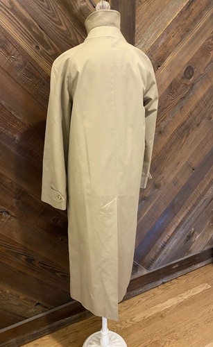 BURBERRY LONDON Vintage Lined Single Breasted Trench Coat Beige Women’s 6 Long - Picture 4 of 16