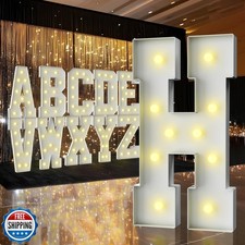 ZFUNBO 3FT Marquee Light Up Letter,Marquee Letters 3 Feet Tall, Large Led Sig