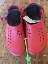 New Crocs Echo Clog K 208190-6WC Red Men Size 6 Women Size 37.