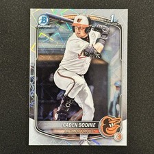 2025 Bowman Draft Chrome Caden Bodine 1st Lazer Refractor #BDC-63 Orioles