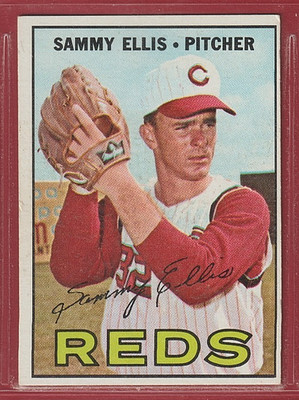 1967 Topps #176 Sammy Ellis - Cincinnati Reds - Set Break - 281   