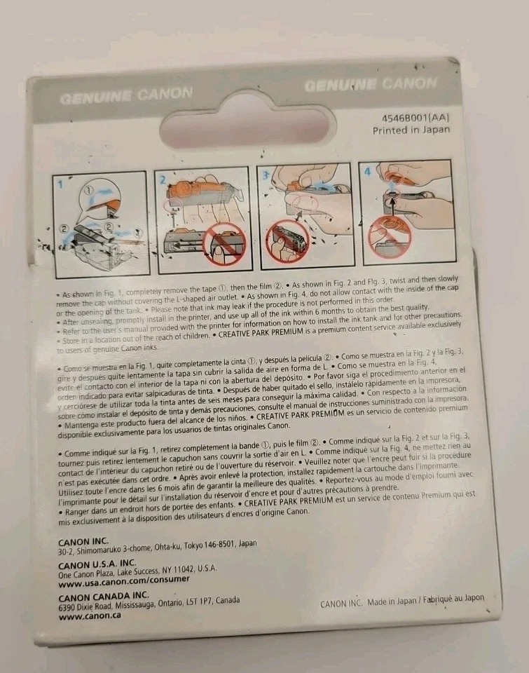 Canon Chroma life 100+ PIXMA 226 Black ink NEW SEALED - Image 2 of 2