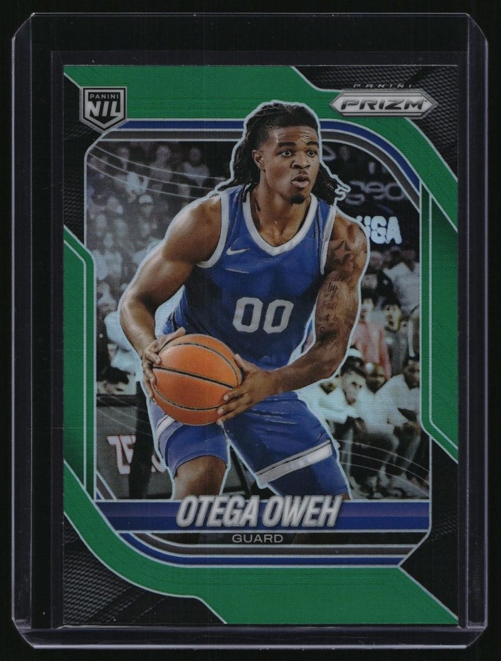2025 -26 Panini Prizm Otega Oweh Green Prizm #78 Kentucky 2025-26 Panini Prizm Otega Oweh Green Prizm #78 Kentucky