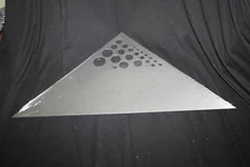 Staedtler Fairgate 16" F71-116 Triangle Ruler 45/90 degree angles with circles