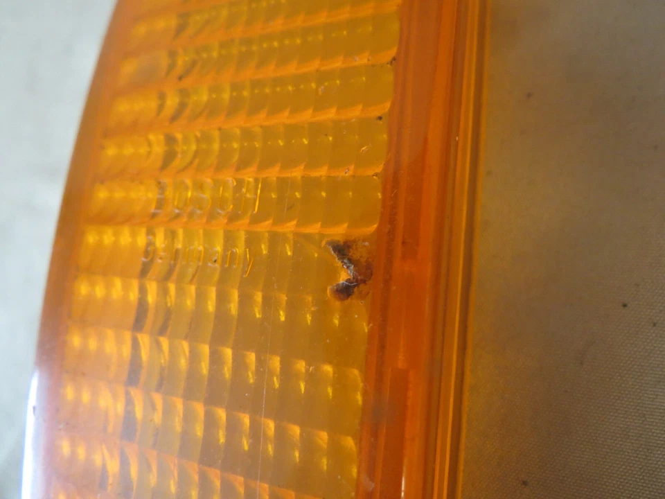 ✅ 74-89 Porsche 911 912 930 Carrera FRONT Turn Signal COVER Left or Right OEM Foto 2 de 4