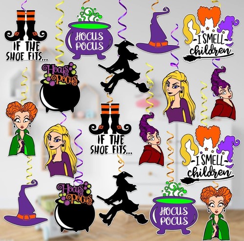 Hocus Pocus Party Supplies 17pc Witches Movie Halloween Decorations