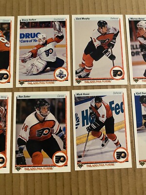 (14) Different 1990-91 Upper Deck Philadelphia Flyers Lot W/ Mike Ricci RC