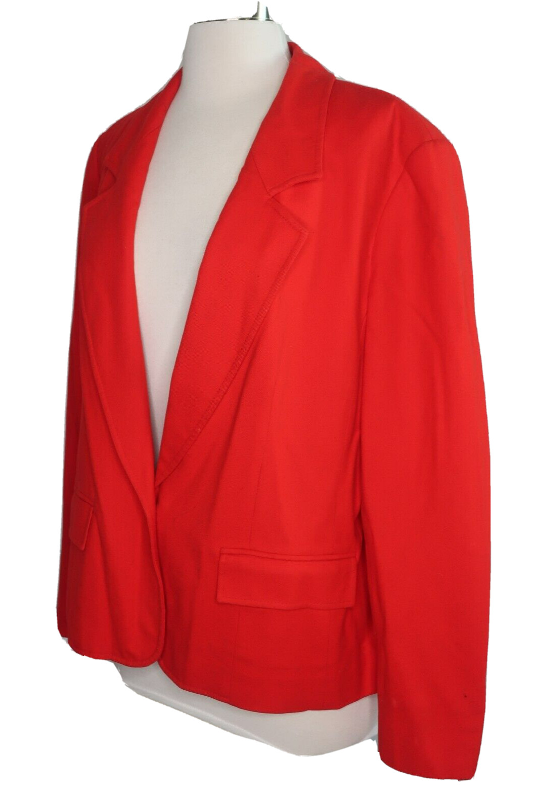 Vintage Pendleton Solid Red Blazer Jacket 100% Vi… - image 3