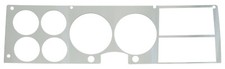 1985 1986 1987 Chevy Gmc Truck Dash Bezel Brushed Aluminum Insert 81-9281-a