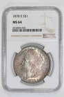 1878-S MORGAN DOLLAR NGC MS64