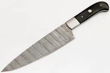 Custom Made Damascus Chef's Kitchen Knife -Hand Forge Damascus Steel Blade NEW
