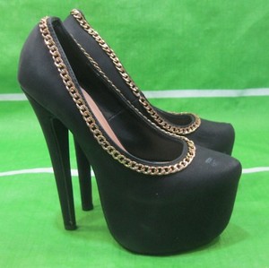 Nuevo Negro/Cadena de oro 6.5\