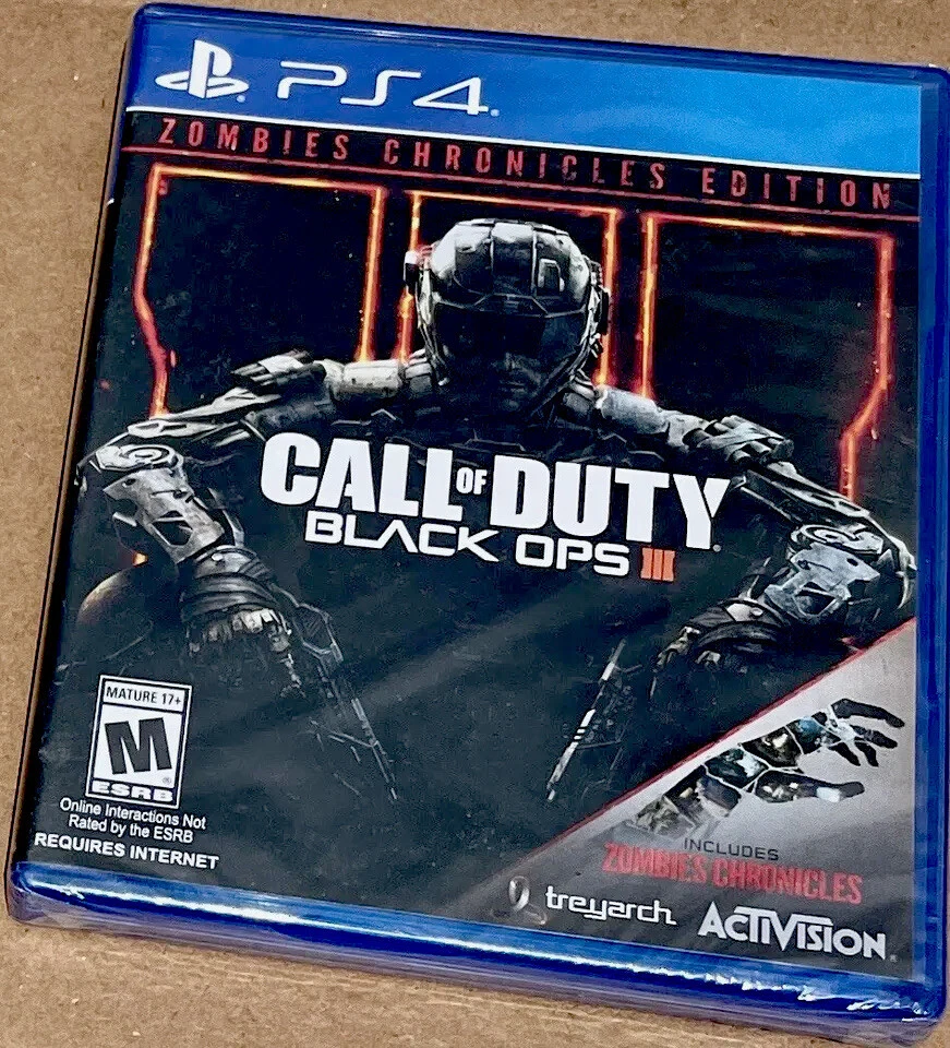 Call of Duty Black Ops III 3 PS4 Brand New factory Sealed with Zombies