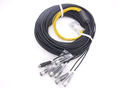 120' 16 Fiber Optic Cable Singlemode, LC UPC to RFX Plug I/O LSZH FDF-16S106-200
