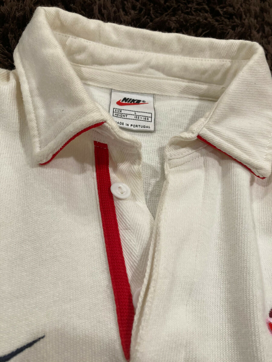 England 1997 1999 Cellnet Nike Rugby Union L/S Shirt Youth England 1997 1999 Cellnet Nike Rugby Union L/S Shirt Youth