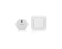 Smartwares SH5-SET-RD Rolladen Einbauschalter Set Weiß Schalter| 1X Empfä V24