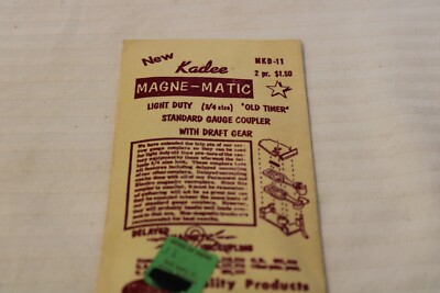 HO Scale Kadee Magne-Matic Standard Gauge Coupler set of 2 #MKD-11 BNOS
