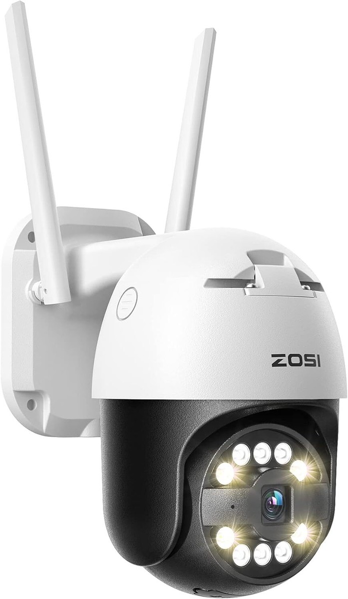 ZOSI 5MP 3K Wireless Security Camera Outdoor, Pan/Tilt WiFi PTZ
