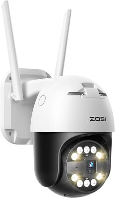 ZOSI 5MP 3K Funk Überwachungskamera Außen, Schwenk/Neige WiFi PTZ Kamera mit Pers