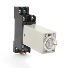 AC 110V H3Y-2 Power On Time Delay Relay Solid State Timer 0-60S DPDT Sockets