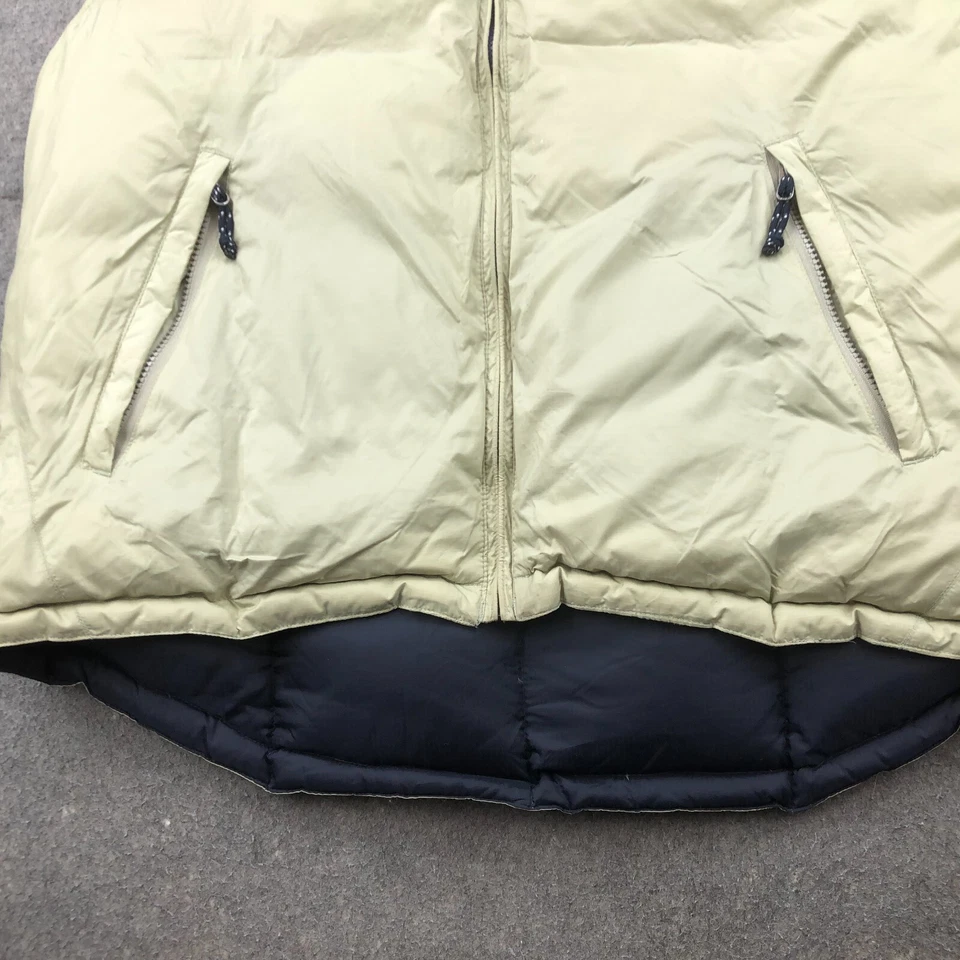 Chaleco DE COLECCIÓN American Eagle Hombres Medio Beige Negro Reversible Rendimiento Plumón* Foto 2 de 4