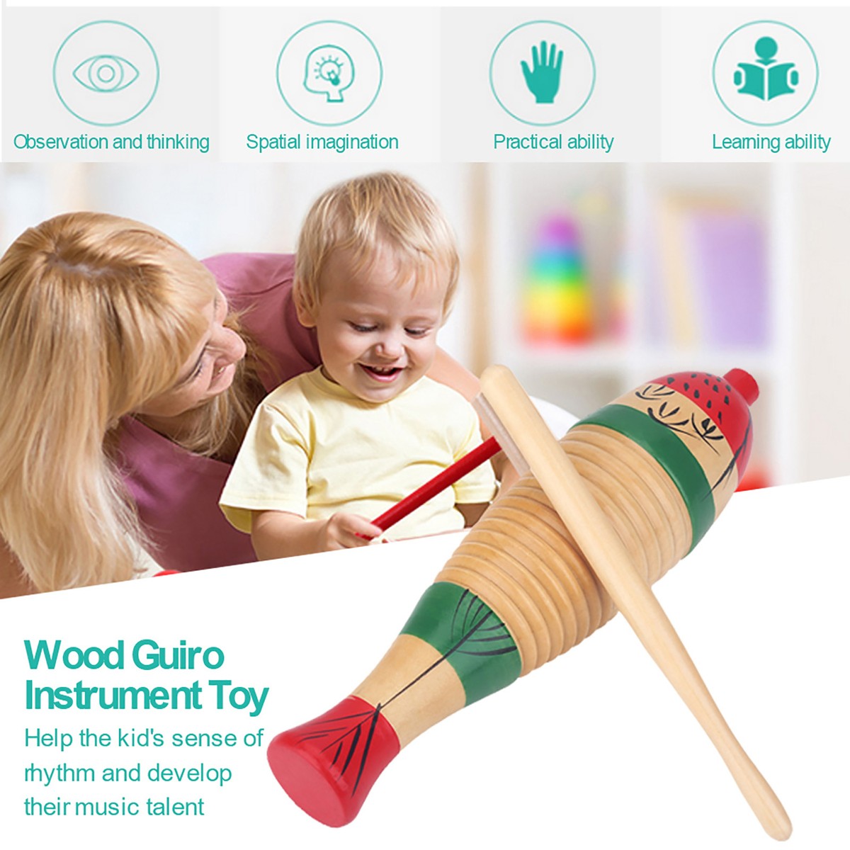 Guiro Multicolor (gui7-nt Color Guiro Special Lineal Color Icon Guiro ...
