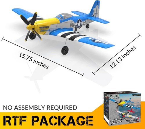 4 Kanal ferngesteuertes P51D Mustang Flugzeug - perfekt für Anfänger und Experten - Bild 5 von 12