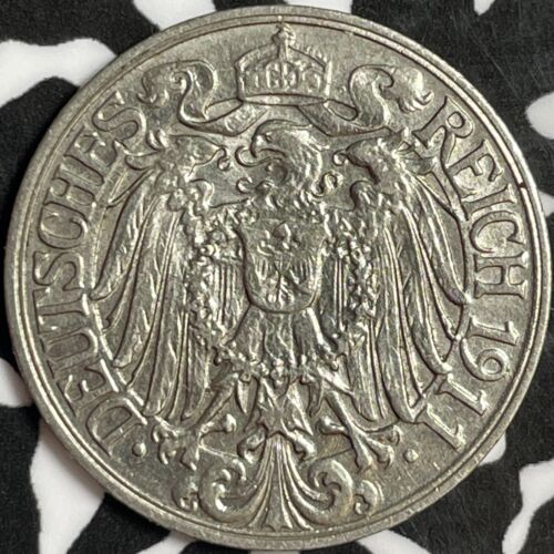 1911-G Germany 25 Pfennig Lot#D8067 Nice! - Picture 1 of 2