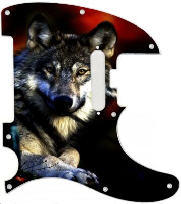 Fender Schlagbrett Telecaster 3 Lagen 8-Loch-Montage, Pergament
