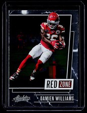 2020 Panini Absolute Signature Rookies Spectrum Blue Damien Williams Red Zone