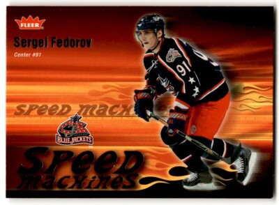 Sergei Fedorov 2006-07 Fleer Speed Machines #SM9 Columbus Blue Jackets