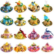 Ready Made Decorated Easter Bonnet Hat 2024 - Choice of 20+ Designs