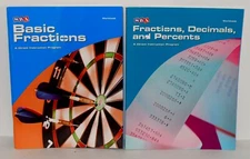 SRA  student Workbooks for Fractions-and Fractions Dec., & Percents