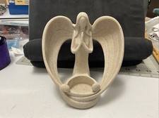 OakiWay Desert Stone Memorial Praying Angel Figurine Tealight Candle Holder