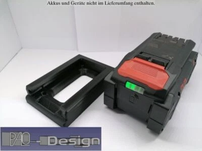 PALO-DESIGN Akkuhalter für Hilti Nuron B22 Akku Schwarz PLA+