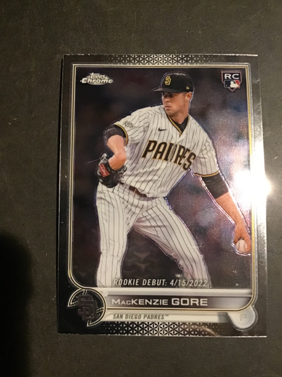 2022 Topps Chrome Update MacKenzie Gore Rookie Debut San Diego Padres