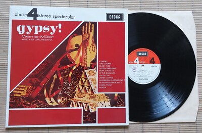 WERNER MULLER & HIS ORCHESTRA / GYPSY ! - LP (U.K. 1966 - Decca)