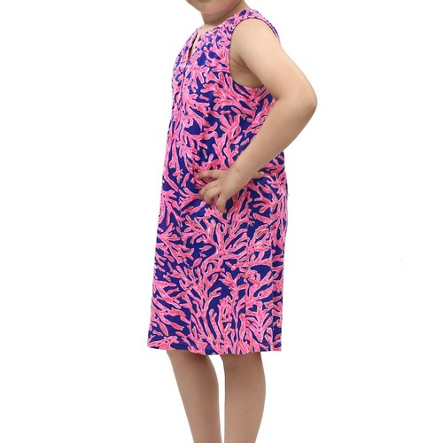 Lilly Pulitzer Essie Kids Girl Mini Dress Print Smocked Cotton L 8-10 Yrs 261278 - Picture 2 of 5