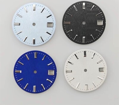 New 28.5MM Icefall Glaciers Watch Dial Date for NH35
