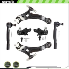 For 2005-2012 TOYOTA AVALON 6x Front Lower Control Arm w Ball Joints Tie Rod End