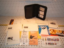 BMW 1998 E38 Serie 7 Manual del propietario 1 juego de 12 folletos/papeles y BMW negro 1 estuche