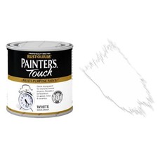 Rust-Oleum Painters Touch White Satin Paint 250ml Toy Safe