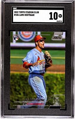 ゲームセンター・ゲームカード 2022 Lars Nootbaar Topps WBC PSA 2022 Topps Stadium Club Lars Nootbaar #186 RC Rookie Chrome