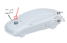 Capteur de batterie avant MERCEDES-BENZ EQS V297 A0009057516 NEUF ORIGINE