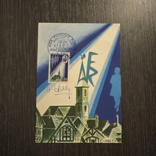 Timbre France Carte premier jour FDC N°1682 Signé par Claude Haley 1971