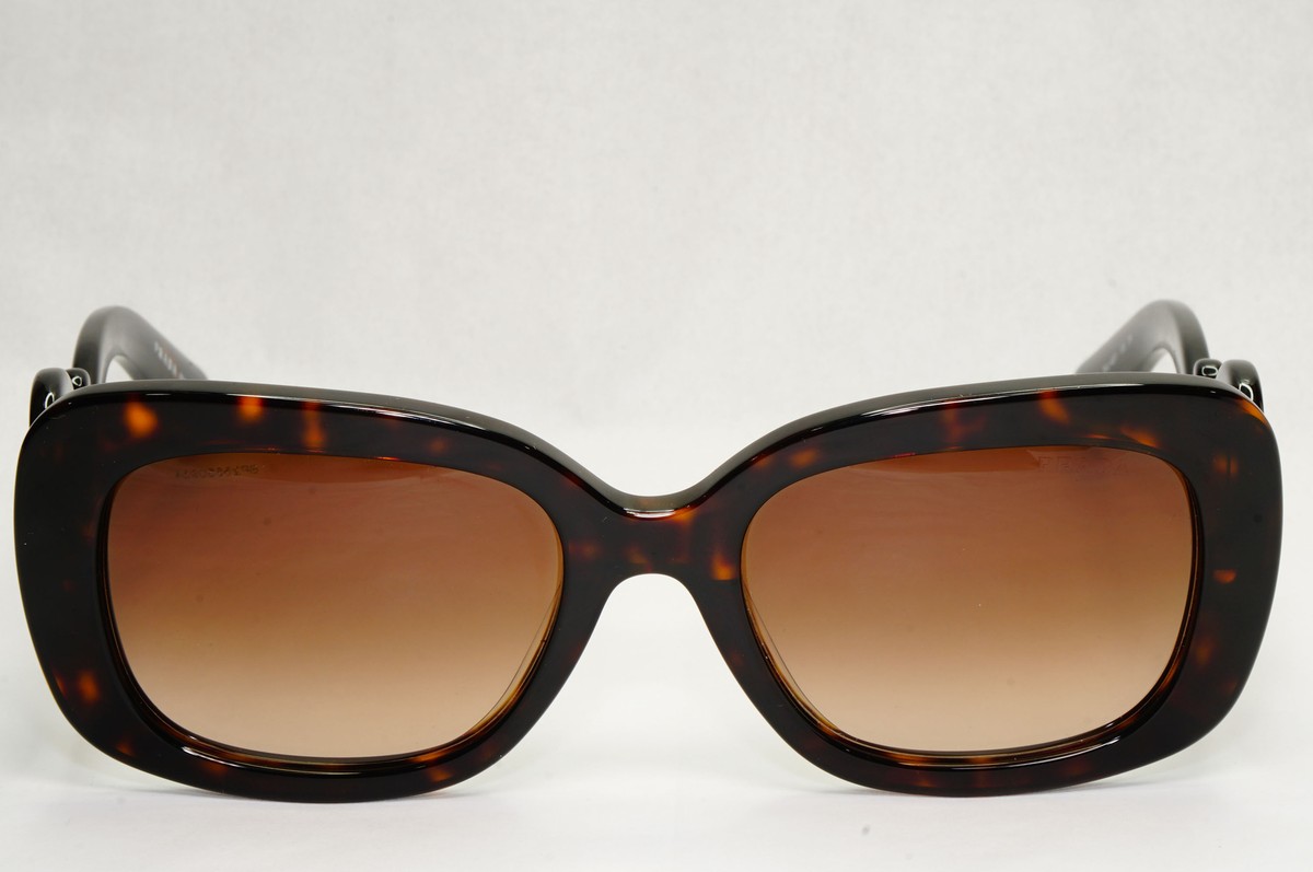 Prada Sunglasses Baroque Swirl Square Brown PR27OS SPR 27O 2AU-6S1