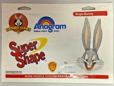 Vintage Looney Tunes Bugs Bunny Mylar Balloon 36”