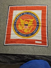 Frankie Welch Member Of Congress Hankie Handkerchief Prima Cotton Political